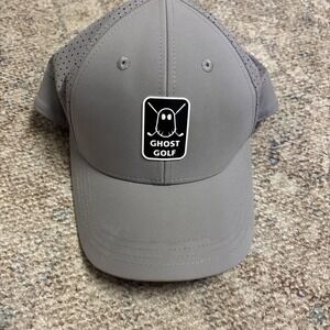 Ghost Golf Icon Patch Snapback Skyview Hat Cap Grey